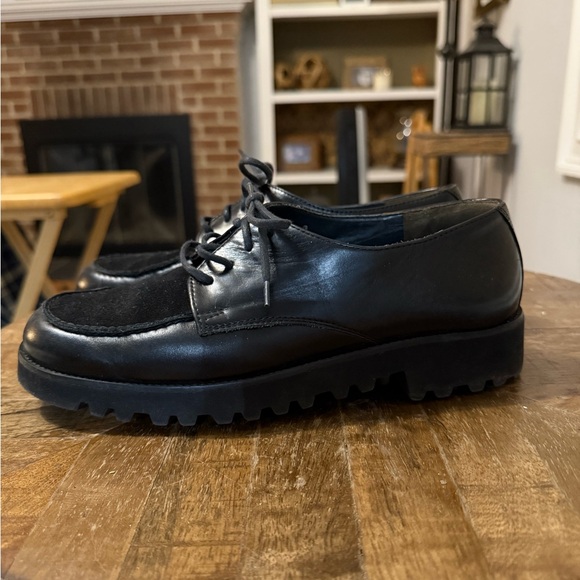 Paul Green Leather Lace Up Loafers 7 - Picture 5 of 12